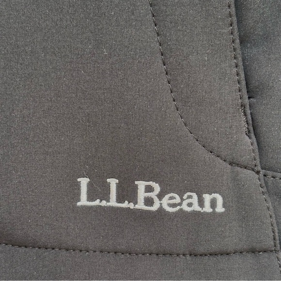 L.L. Bean Women's Fleece Lined Soft Shell Jacket Windbreaker Black Small - Picture 11 of 11